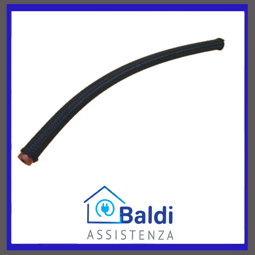 RICAMBIO TUBO SILICONE CALZATO 5X10 L=230MM PER FERRO DA STIRO CALDAIA STIRELLA DE'LONGHI SIMAC VETRELLA - immagine 3