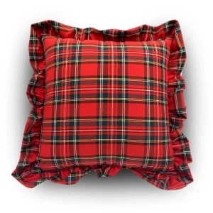 Cuscino Arredo con Voulants Scozzese