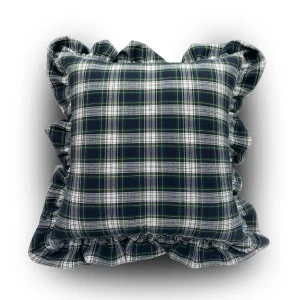 Cuscino Arredo con Voulants Tartan