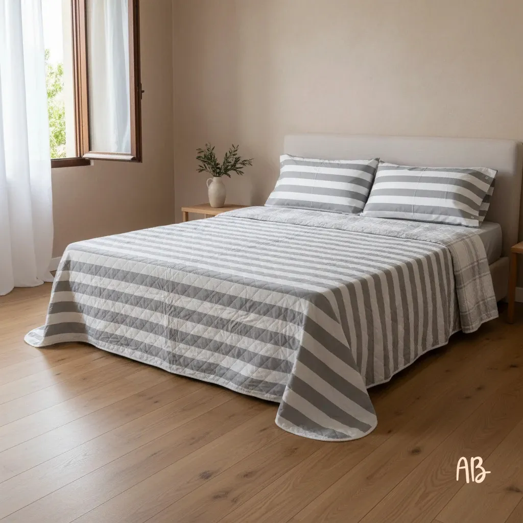 Trapuntino Lumiere double face in cotone - immagine 4